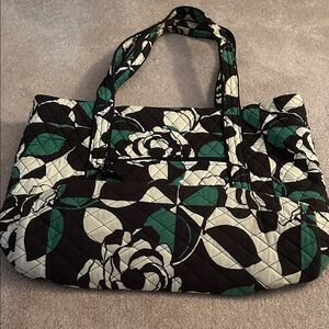 Vera Bradley tote bag in the "Imperial Rose" pattern
